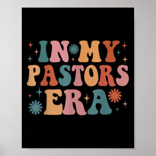 In My Pastors Era Funny Women Christmas  Poster