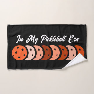 In My Pickleball Era – Orange Vibes Design Hand Towel