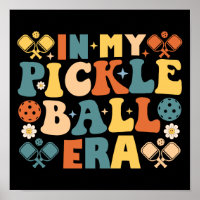 In My Pickleball Era Retro Groovy