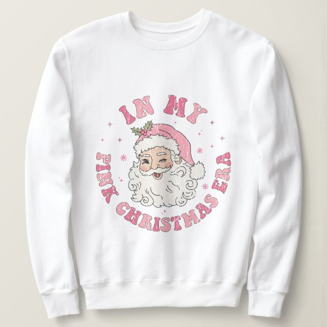 In My Pink Christmas Era Sweatshirt (Design Front)