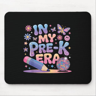 In My Pre-k Era Back To School Retro Groovy Presch Mouse Pad