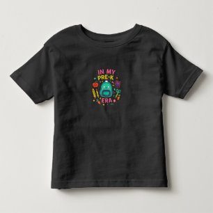 In My Pre-K Era – Cute Back to School Toddler T-Shirt