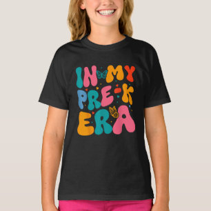 In My Pre-k Era Preschool Teachers Kids Retro T-Shirt
