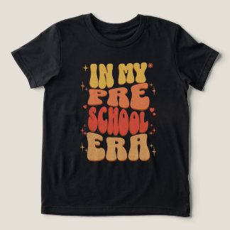 In My Preschool Era Back to School Preschool Tri-Blend Shirt