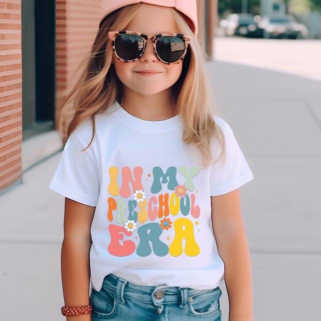 In My Preschool Era Groovy T-Shirt (Creator Uploaded)
