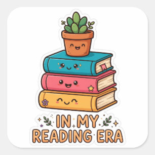 In My Reading Era Bookish Book Lover Sticker