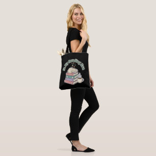 In My Reading Era Cute Cat Cosy Book Lover Aesthe Tote Bag