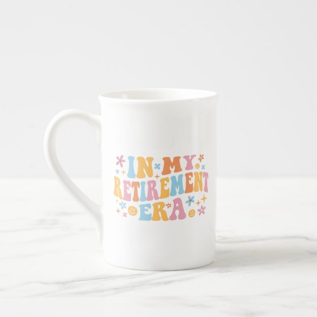 In My Retirement Era I Bone China Mug (Left)