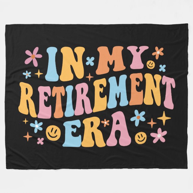 In My Retirement Era I Fleece Blanket (Front (Horizontal))