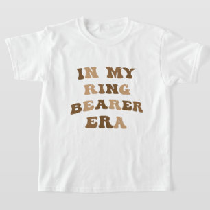 In My Ring Bearer Era Shirt, Cute Ring Boy Toddler T-Shirt