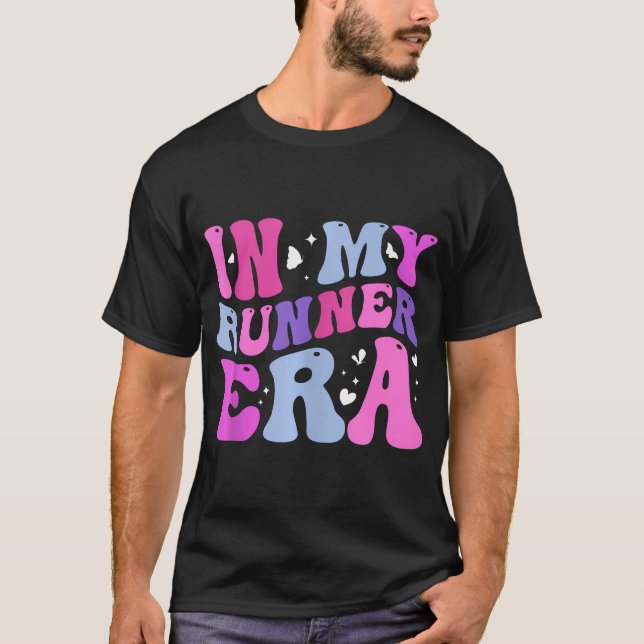 In My Runner Era Design Running Marathon Fitness R T-Shirt (Front)