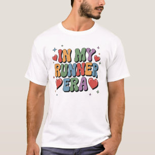 In My Runner Era Retro Running Aesthetic Fitness T-Shirt