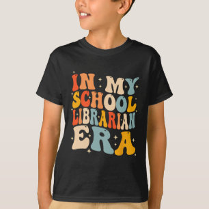 In My School Librarian Era Groovy Ck To School Boo T-Shirt