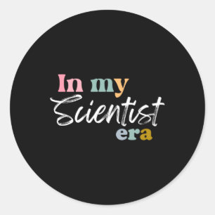 In My Science Era Classic Round Sticker
