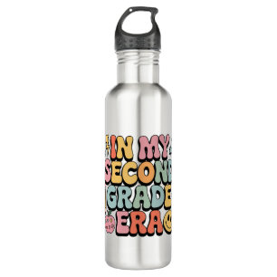 In My Second Grade Era 2nd Grade Teacher Back 710 Ml Water Bottle