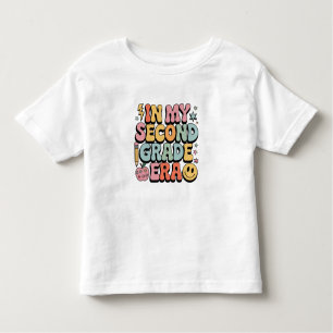 In My Second Grade Era 2nd Grade Teacher Back  Toddler T-Shirt