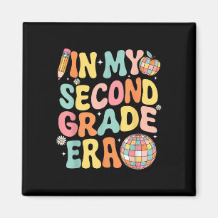 In My Second Grade Era Team 2nd Grade Teacher Back Magnet