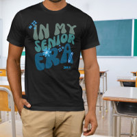 In My Senior Era Blue Green Neon Elements and Year