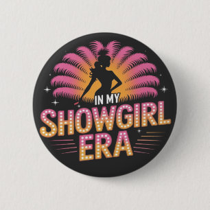 In My Showgirl Era Retro Disco 6 Cm Round Badge