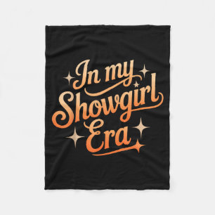 In My Showgirl Era Retro Western Cowgirl Sparkle A Fleece Blanket