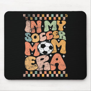 In My Soccer Mom Era Footll Mama Groovy Life Mouse Pad