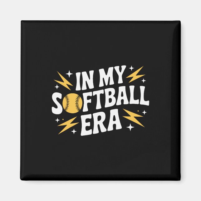 In My Softll Era Competitive Fastpitch Team Player Magnet (Front)