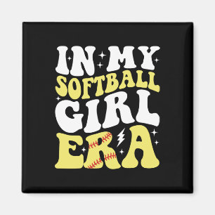 In My Softll Girl Era Retro Groovy Softll Girl _2 Magnet