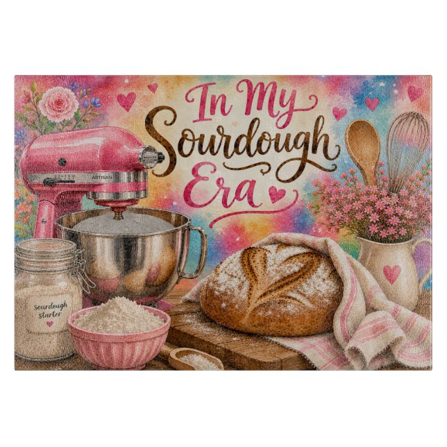 In My Sourdough Era Cutting Board (Front)