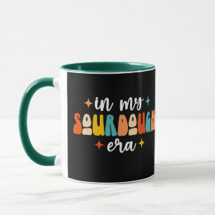 In My Sourdough Era Groovy Funny Sour Dough Maker  Mug