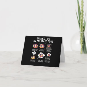 In My Spare Time Funny Guinea Pig Things I Card