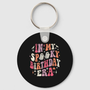 In My Spooky Birthday Era Funny Spooky Halloween B Key Ring