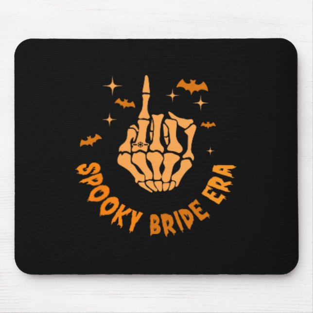 In My Spooky Bride Era Halloween Bachelorette Part Mouse Pad (Front)