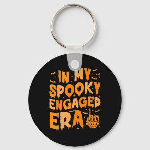 In My Spooky Engaged Era Gothic Engagement Party  Key Ring