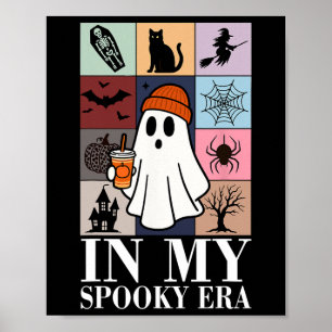 In My Spooky Era Cute Ghost Halloween Costume Girl Poster