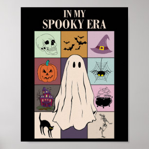 In My Spooky Era Fun Ghost Retro Halloween Trendy  Poster