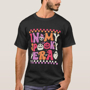 In My Spooky Era Halloween Ghost Groovy Hippie Hal T-Shirt