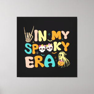 In My Spooky Era Spooky Season Halloween Canvas Print