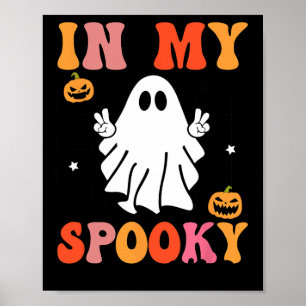 In My Spooky Era Women Men Kids Halloween Pumpkin  Poster