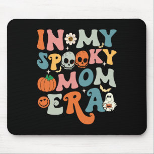 In My Spooky Mum Era Fun Halloween Women Groovy Mouse Pad