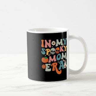 In My Spooky Mum Era Funny Halloween Women Groovy Coffee Mug