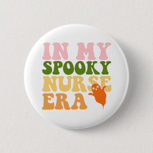 In My Spooky Nurse Era Halloween Nurse 6 Cm Round Badge