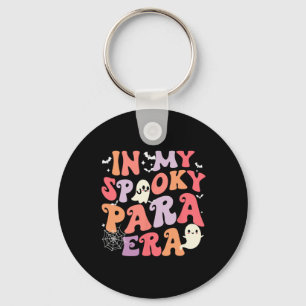 In My Spooky Para Era Halloween Retro Groovy Ghost Key Ring