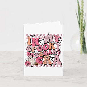 In My Spooky Pregnant Era Halloween Pregnancy Anno Card