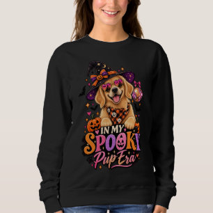 In My Spooky Pup Era Golden Retriever Halloween Wi Sweatshirt