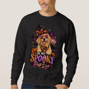 In My Spooky Pup Era Golden Retriever Halloween Wi Sweatshirt