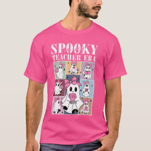 In My Spooky Teacher Era Cute Ghost Trick Or Teach T-Shirt