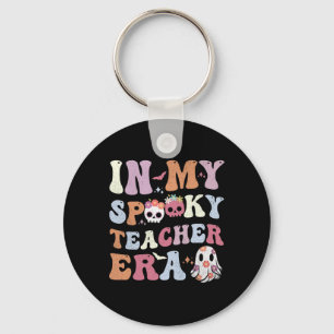 In My Spooky Teacher Era Halloween women Funny Key Ring