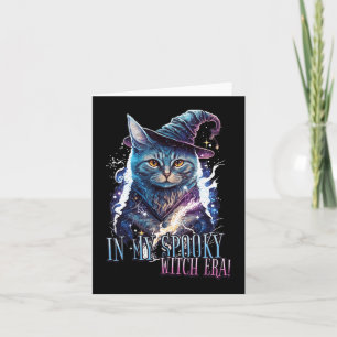 In My Spooky Witch Era Halloween Cat Costume 2023 Card