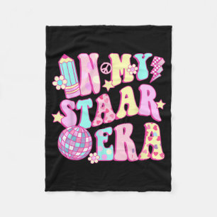 In My Staar Era Disco Teacher Student Test Day Fleece Blanket