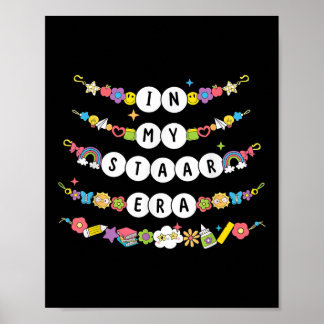 In My Staar Era Testing Test Day Friendship Bracel Poster